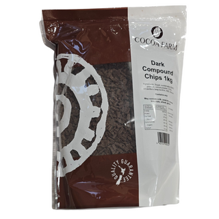 CHOCOLATE COMPOUND DARK CHIPS 1KG