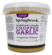 GARLIC CHOPPED (CRUSHED) 1KG SPRINGBROOK