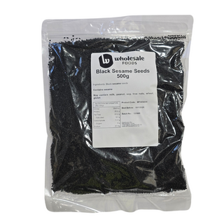SESAME SEEDS BLACK 500g BAG