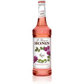 MONIN SYRUP ROSE 700ml GLASS