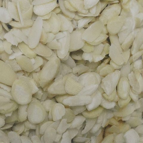 ALMONDS BLANCHED SLICED 1kg BAG