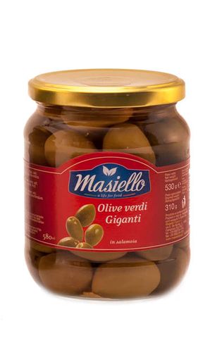 **OLIVES DI CERIGNOLA 530g JAR