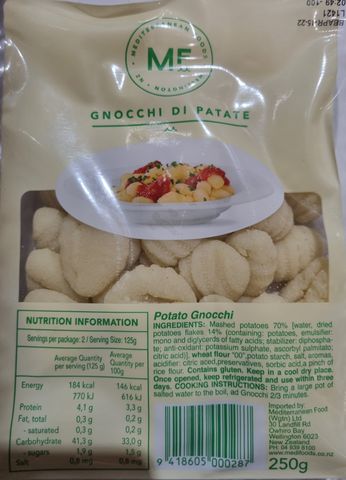 °°MF GNOCCHI DI PATATE 250g
