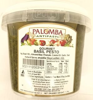 PESTO BASIL 1.2kg TUB