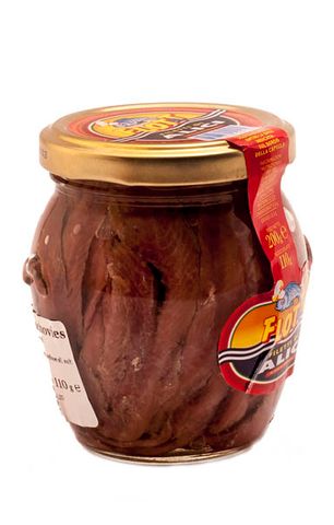 ANCHOVY FILLETS IN OIL (FLOTT)  200g JAR