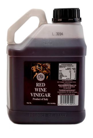 VINEGAR RED WINE 5 LITRE