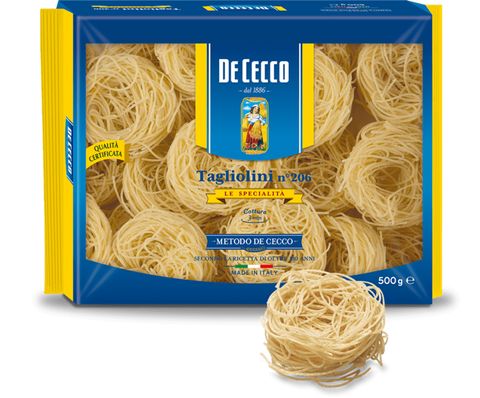 **TAGLIOLINI NIDI SEMOLA (206) 500g