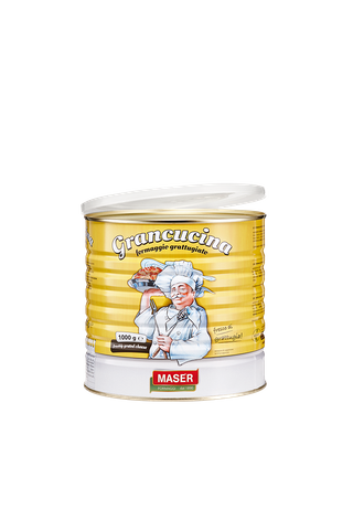 GRANCUCINA FRESHLY GRATED CHEESE IN KG 1 TIN