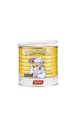 GRANCUCINA FRESHLY GRATED CHEESE IN 1 KG TIN