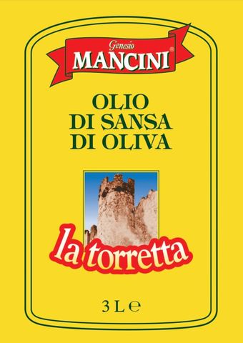 MANCINI POMACE OLIVE OIL 3 LITRE TIN