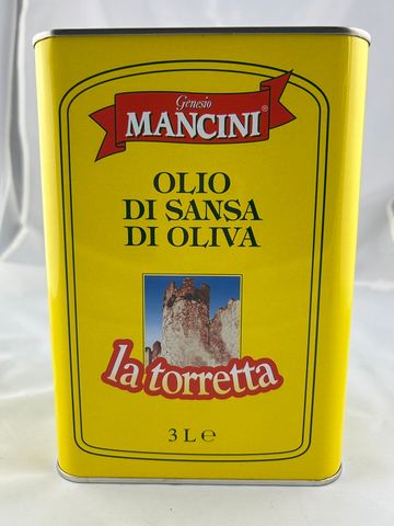 MANCINI POMACE OLIVE OIL 3 LITRE TIN