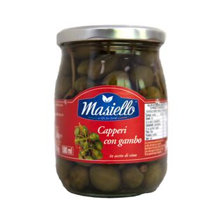 **CAPER BERRIES WITH STEM 580ml JAR