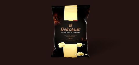 CHOCOLATE BELGIAN WHITE BELCOLADE (30%) 1kg BAG