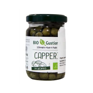 ORGANIC CAPERS IN VINEGAR 140g JAR