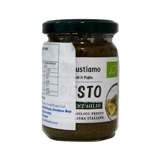 ORGANIC BASIL PESTO VEGAN 140g JAR