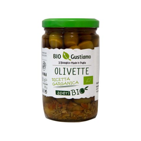 ORGANIC OLIVETTA GARGANICA (GREEN) 280g JAR