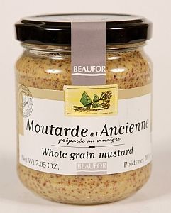 MUSTARD WHOLE GRAIN 180g