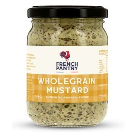 MUSTARD WHOLE GRAIN 180g