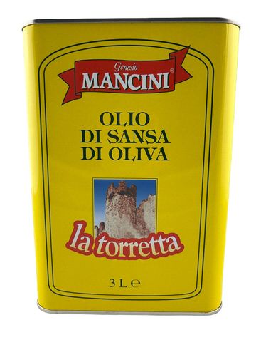 POMACE OLIVE OIL 3 LITRE TIN (MANCINI)