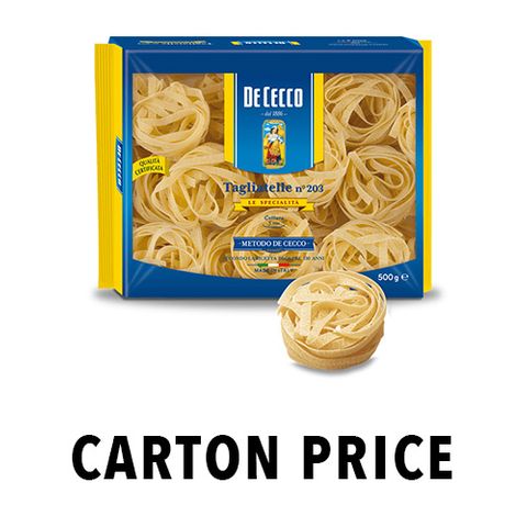 **TAGLIATELLE NIDI SEMOLA (203) 500g