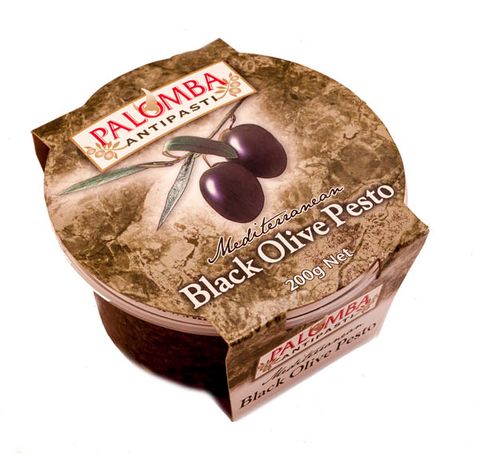 &deg;&deg;PESTO BLACK OLIVE 200g