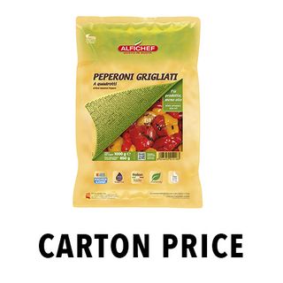 GRILLED PEPPERS SQUARED 1kg pouch