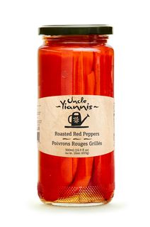 ROASTED RED PEPPERS STRIPS 500ml Jar