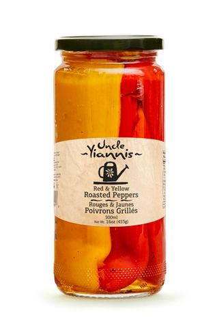 ROASTED RED & YELLOW PEPPERS STRIPS 500ml Jar