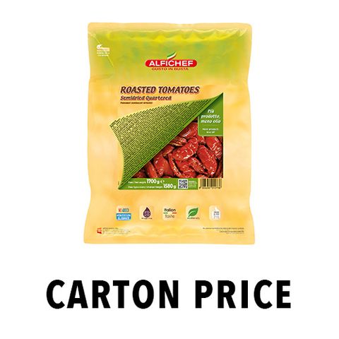 ROASTED SEMI DRIED TOMATOES QUARTERED 1.7kg pouch