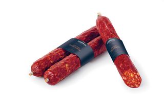 SPICY SALAME WHOLE FROZEN 1kg 50mm (Chilled BB 45 days)