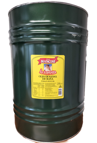 MANCINI POMACE OLIVE OIL 25lt TIN