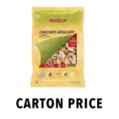 GRILLED QUARTERED ARTICHOKES 1kg pouch