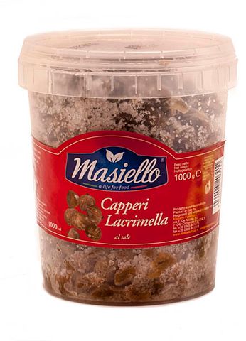 CAPERS IN SALT 1kg TUB