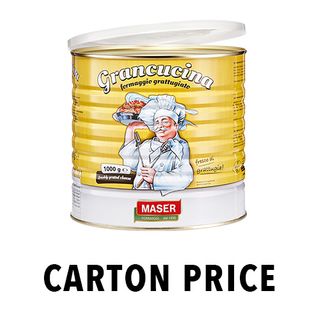 GRANCUCINA FRESHLY GRATED CHEESE IN 1 KG TIN