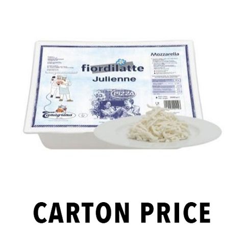 MOZZARELLA GRATED JULIENNE PIZZA 2kg