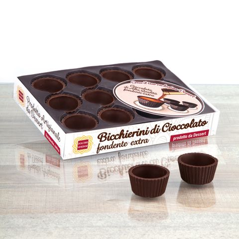 CHOCOLATE CUPS (12 units per tray)