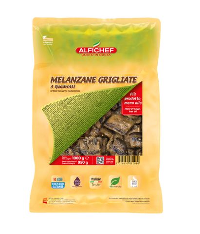 GRILLED SQUARED EGGPLANT 1Kg Pouch