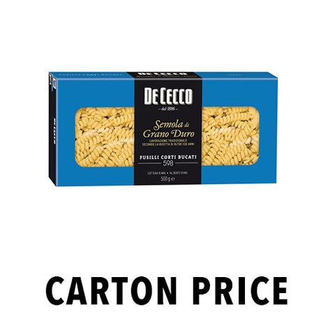 FUSILLI CORTI BUCATI ARTISAN (598) 500g pack