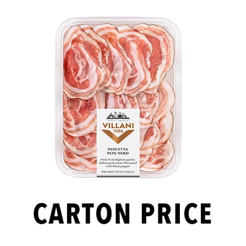 PANCETTA BLACK PEPPER SLICED 70G