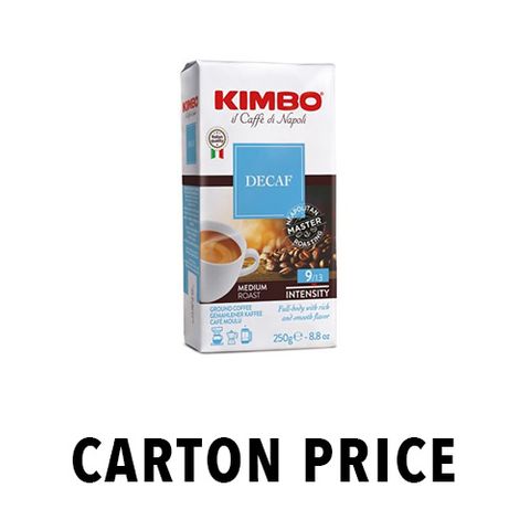 COFFEE DECAFFEINATO GROUND 250g Bag