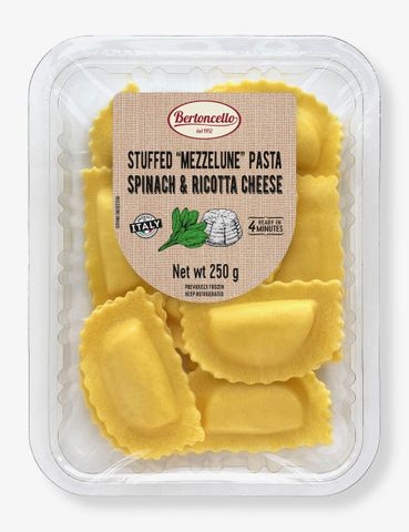 SPINACH & RICOTTA MEZZELUNE 250g