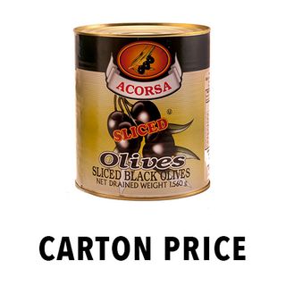 OLIVES BLACK SLICED  A10 (1.56kg NET DR WEIGHT)