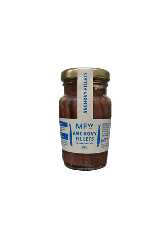 MFW ANCHOVY FILLETS IN OIL 80g JAR