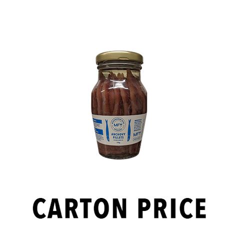 MFW ANCHOVY FILLETS IN OIL 140g JAR