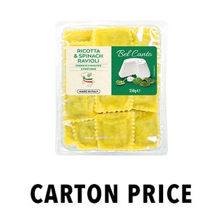 RAVIOLI BEL CANTO RICOTTA & SPINACH 250g