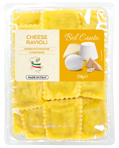 RAVIOLI BEL CANTO CHEESE 250g