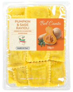RAVIOLI BEL CANTO PUMPKIN & SAGE 250g