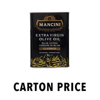 EXTRA VIRGIN OLIVE OIL 3 Litre CAN (MANCINI)