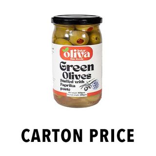 OLIVES PAPRIKA STUFFED MAMMOTH 370ml (200g) JAR
