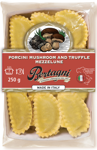 MEZZELUNE PORCINI & TRUFFLE 250g
